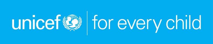 UNICEF logo featuring the organization's name and a graphic representation of a child and globe.